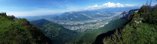 The way down to Grenoble